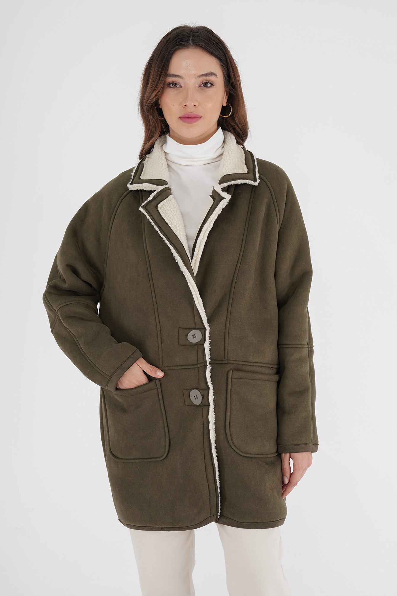 Freshlions Suede Coat