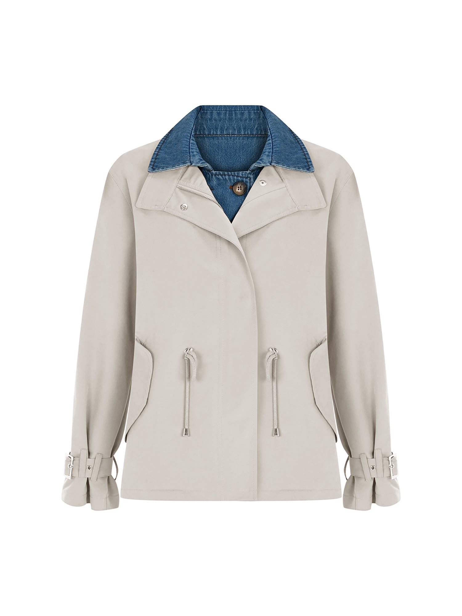 Freshlions Gabardine Short Trenchcoat