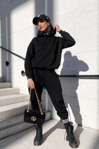 Freshlions Oversize Jogger in schwarz