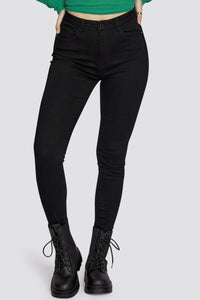 Push up skinny Jeans in Schwarz `Blanca`