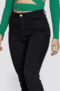 Push up skinny Jeans in Schwarz `Blanca`