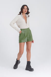 Freshlions Kunstleder Shorts 'EMMA'