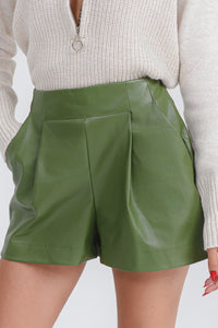 Freshlions Kunstleder Shorts 'EMMA'