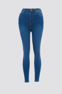 Freshlions Blaue Skinny Jeans 'VALESKA'