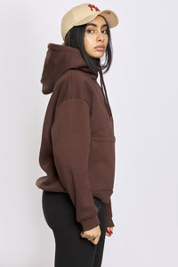 Freshlions Oversize Hoodie in braun "Lina"