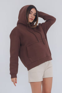 Freshlions Oversize Hoodie in braun "Lina"