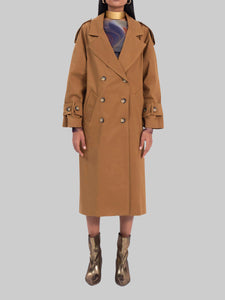 Freshlions Langer Trenchcoat Mantel