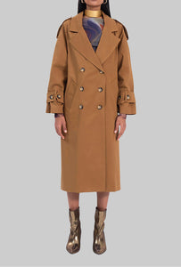 Freshlions Langer Trenchcoat Mantel