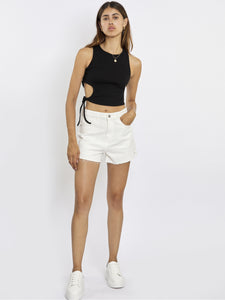 Freshlions Geripptes Crop Top