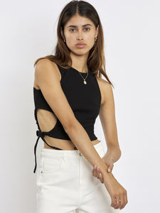 Freshlions Geripptes Crop Top