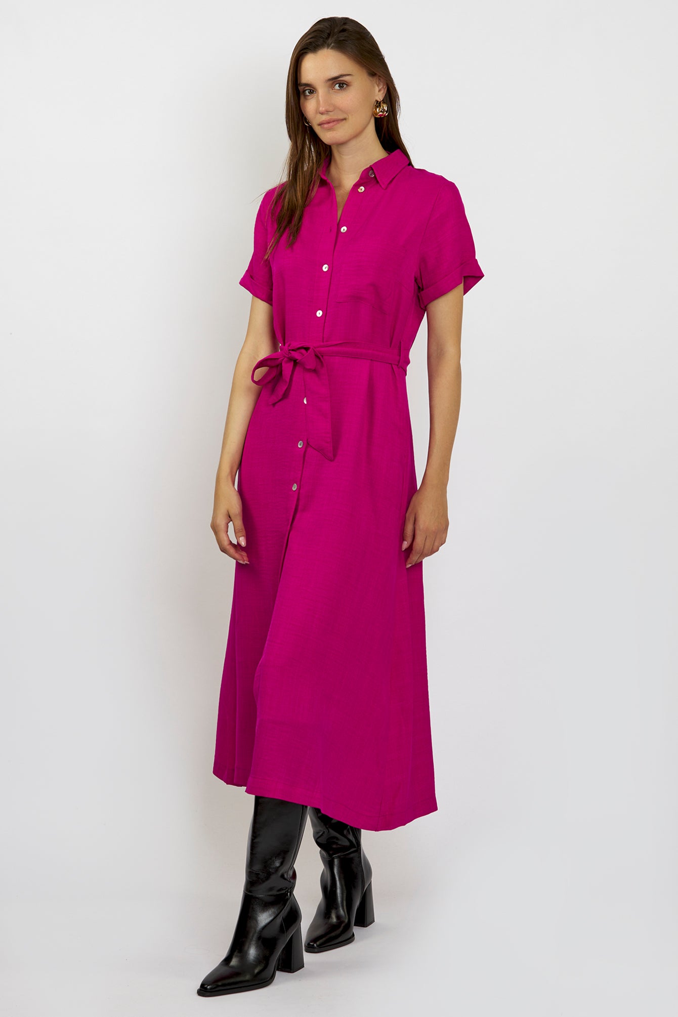 Freshlions Long Button up Dress