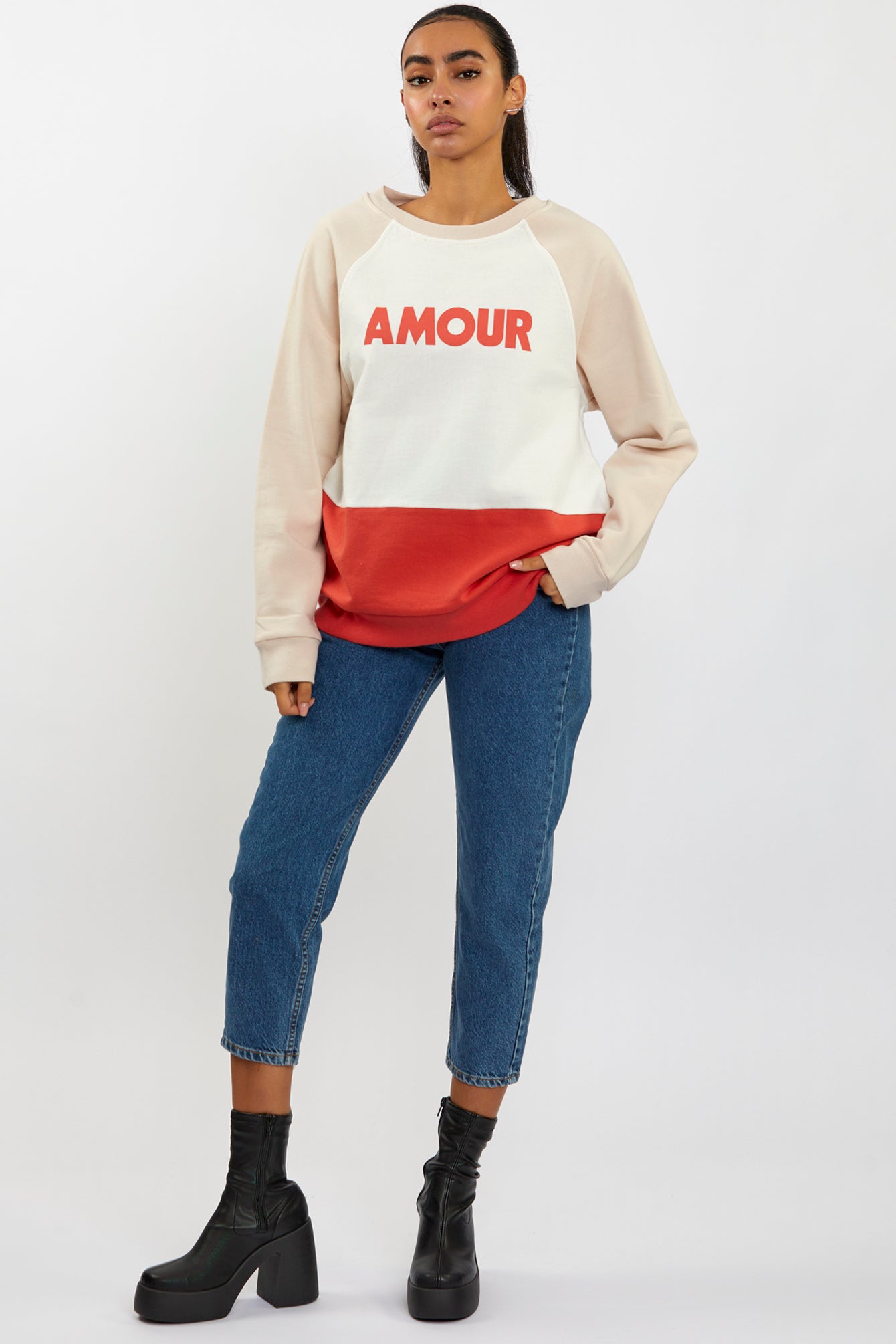 Freshlions Organic Cotton Sweater Amour Print