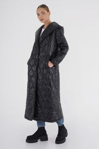 Freshlions Puffer Hooded Long Jacket