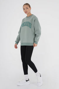 Freshlions Paris Embroidery Oversize Sweater