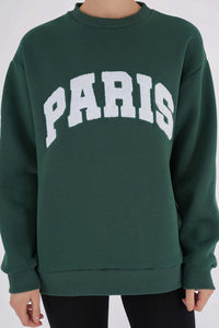 Freshlions Paris Embroidery Oversize Sweater