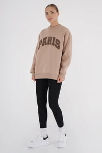 Freshlions Paris Embroidery Oversize Sweater