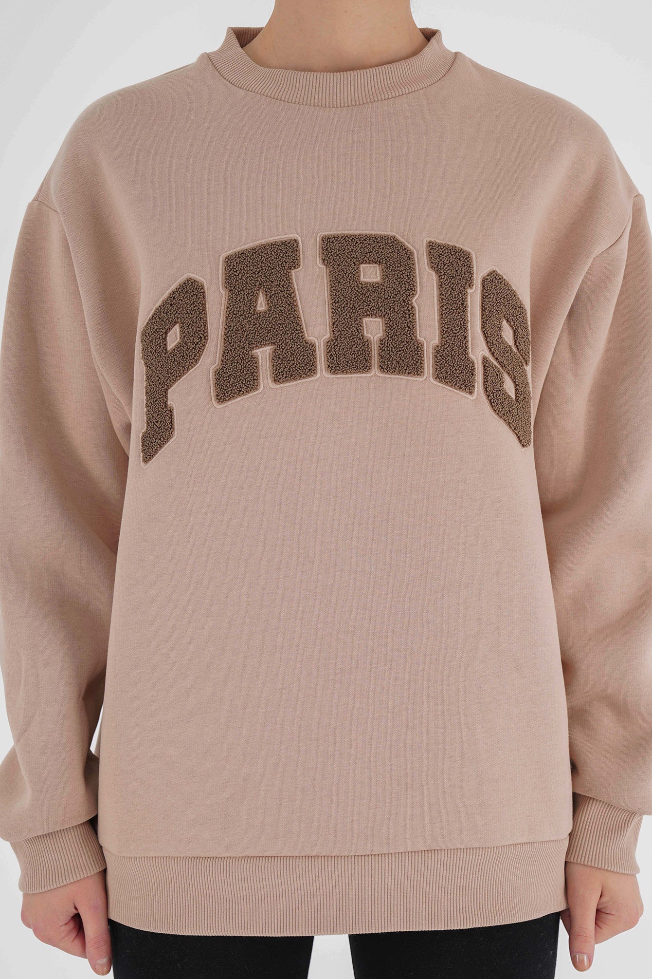 Freshlions Paris Embroidery Oversize Sweater