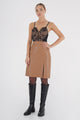 Freshlions Leather Midi Skirt