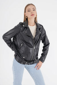 Freshlions Leather Zipper Jacket