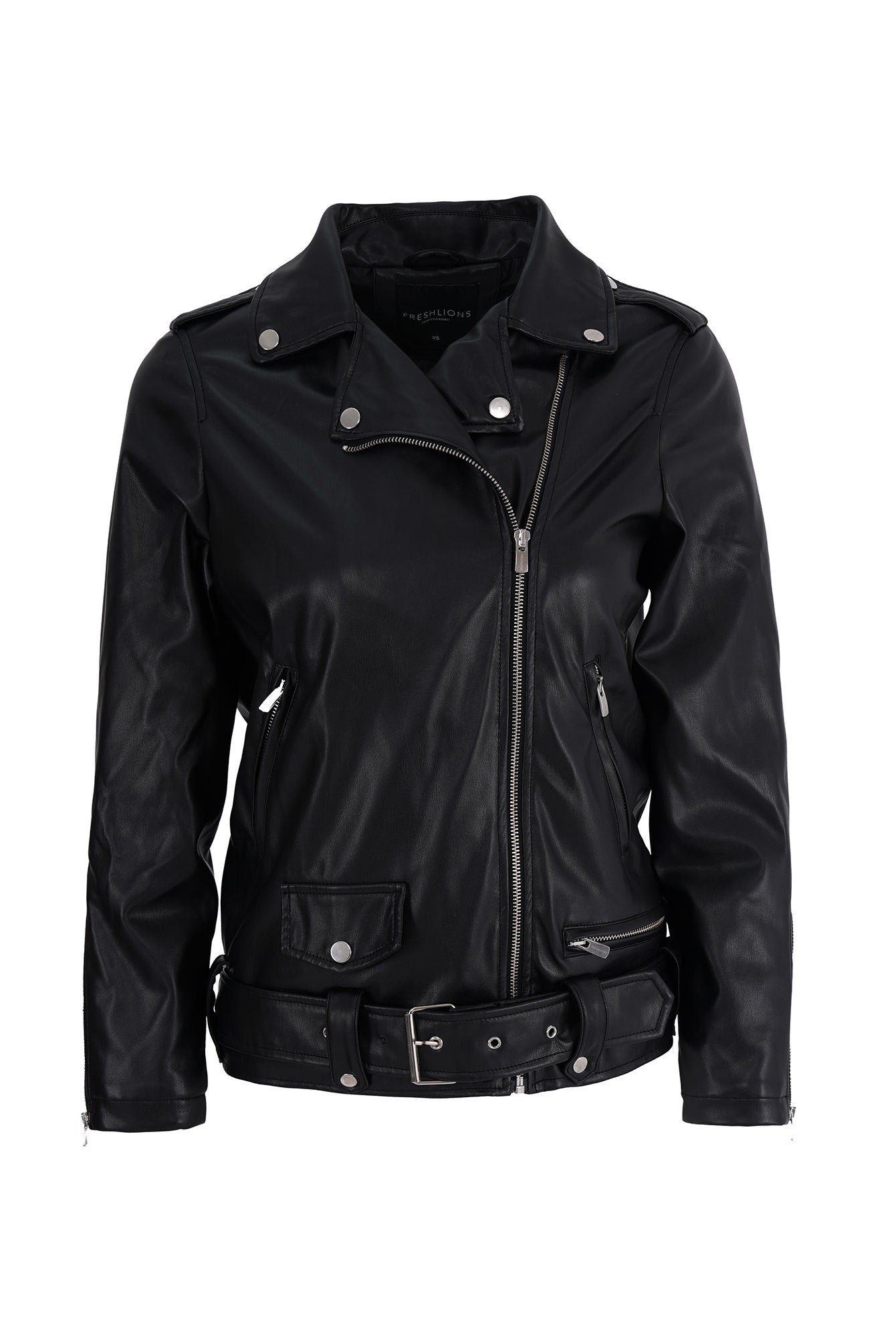 Freshlions Leather Zipper Jacket