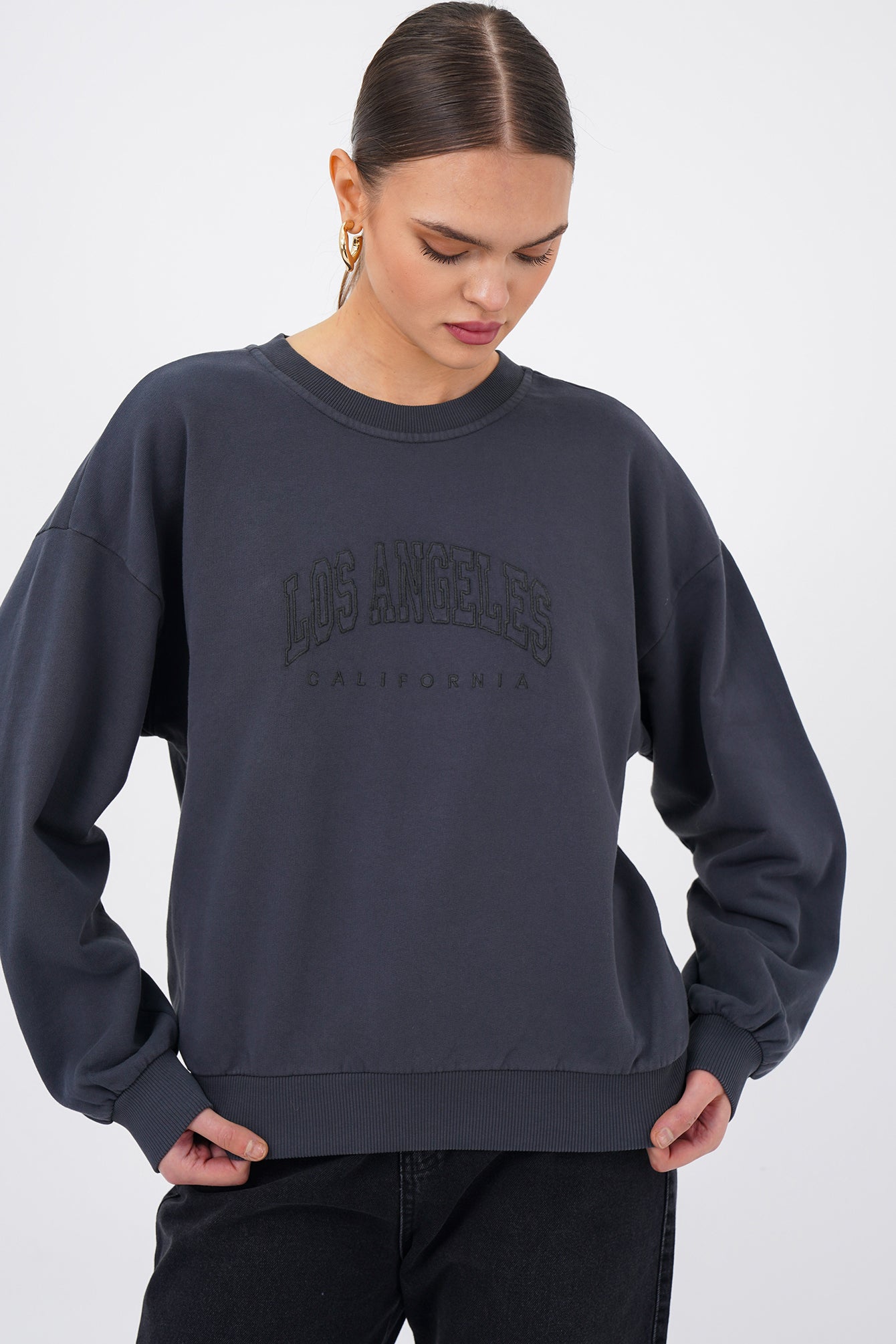 Freshlions Oversize Dyed Los Angeles Sweater