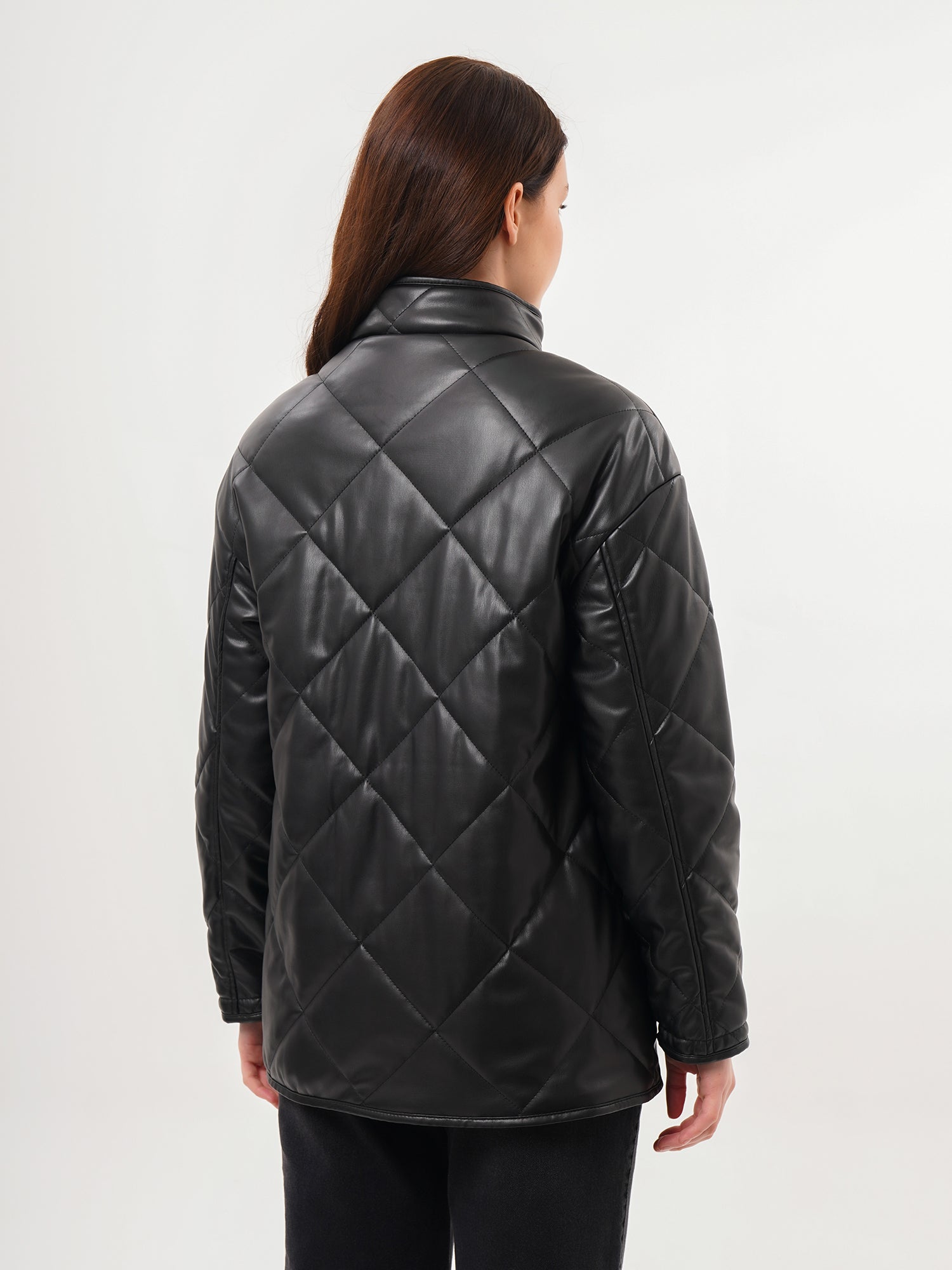 Freshlions Quilted Leather Coat