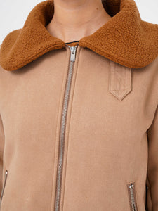 Freshlions Suede Zipper Coat