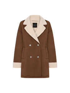 Freshlions Suede Button Coat