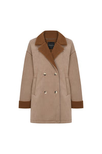 Freshlions Suede Button Coat