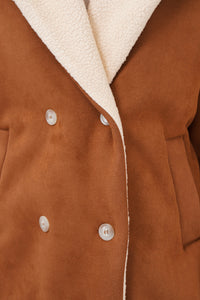 Freshlions Suede Button Coat