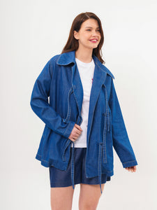 Freshlions Denim Trench Coat