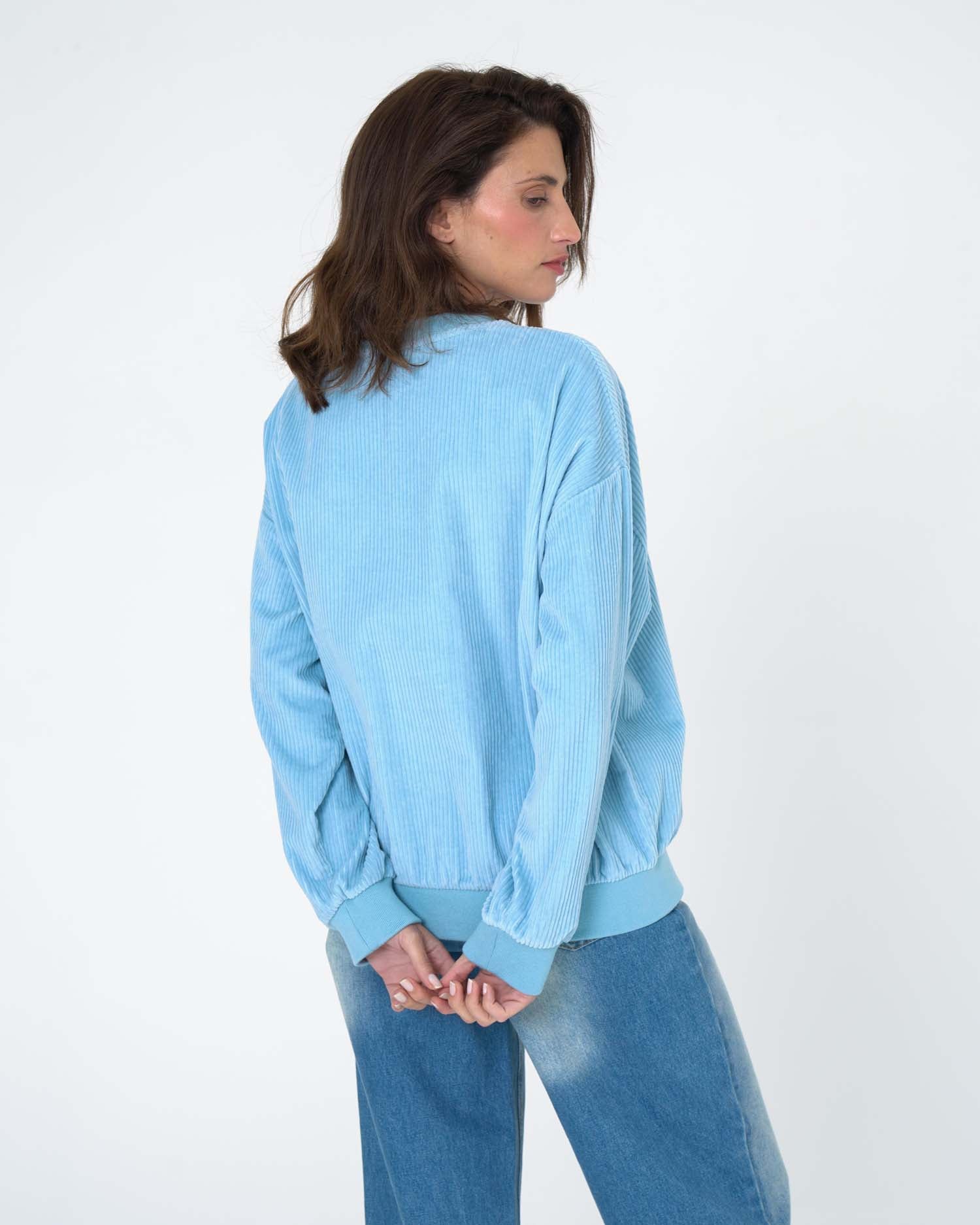 Corduroy Printed Sweatshirt Amalia