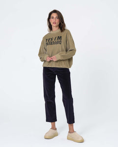 Corduroy Printed Sweatshirt Amalia