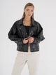 Mina faux leather jacket