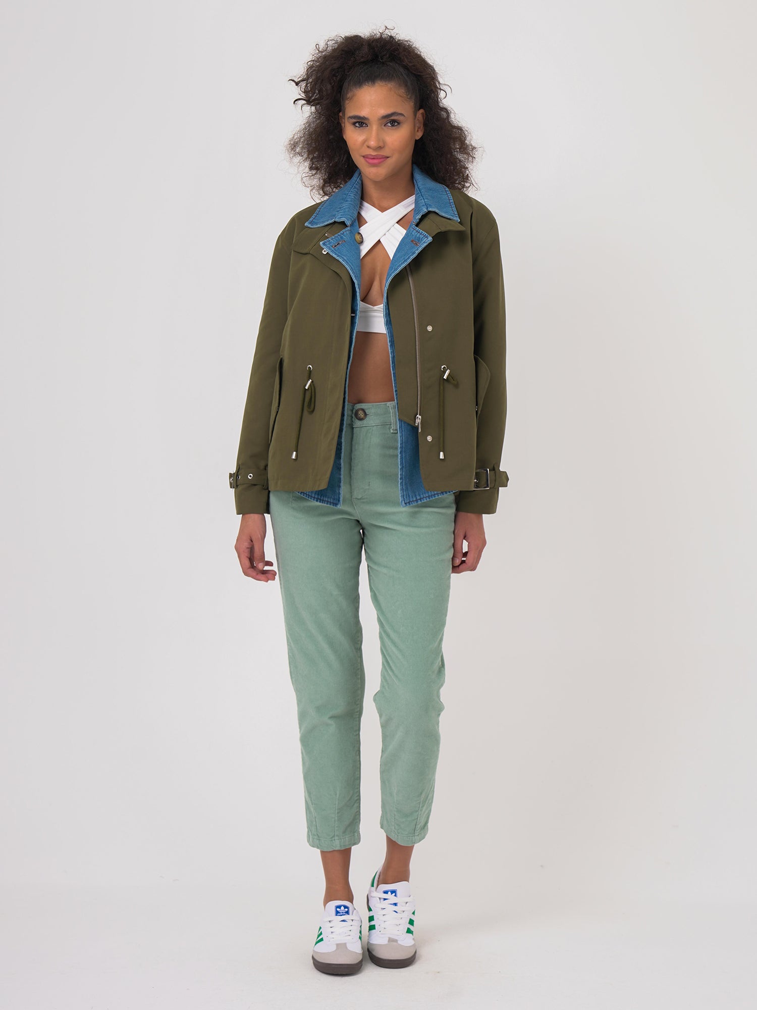 Freshlions Gabardine Short Trenchcoat